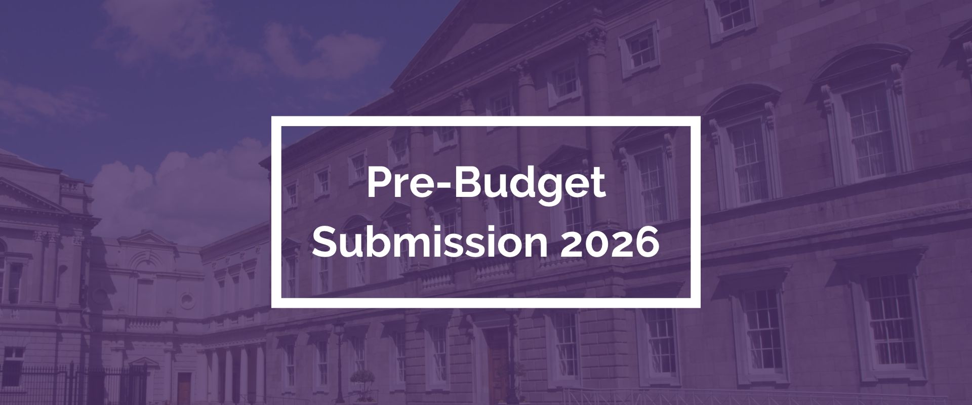 Press Release: Pre-Budget Submission 2027